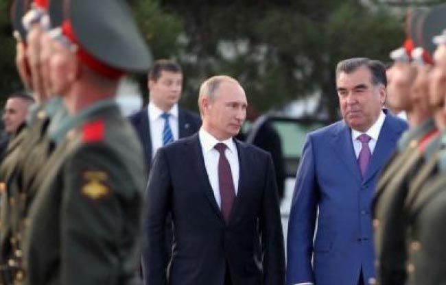 مذاکره امام علی رحمان و پوتین روی سرحدات تاجیکستان با افغانستان